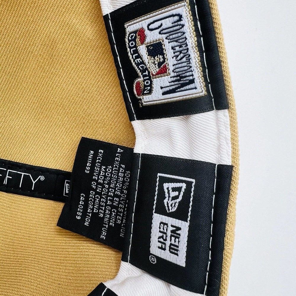 New Era Boston Red Sox Ginger Bread 59FIFTY Fitted Cap‎ Hat Size 8 2013 WS Patch - Picture 7 of 7